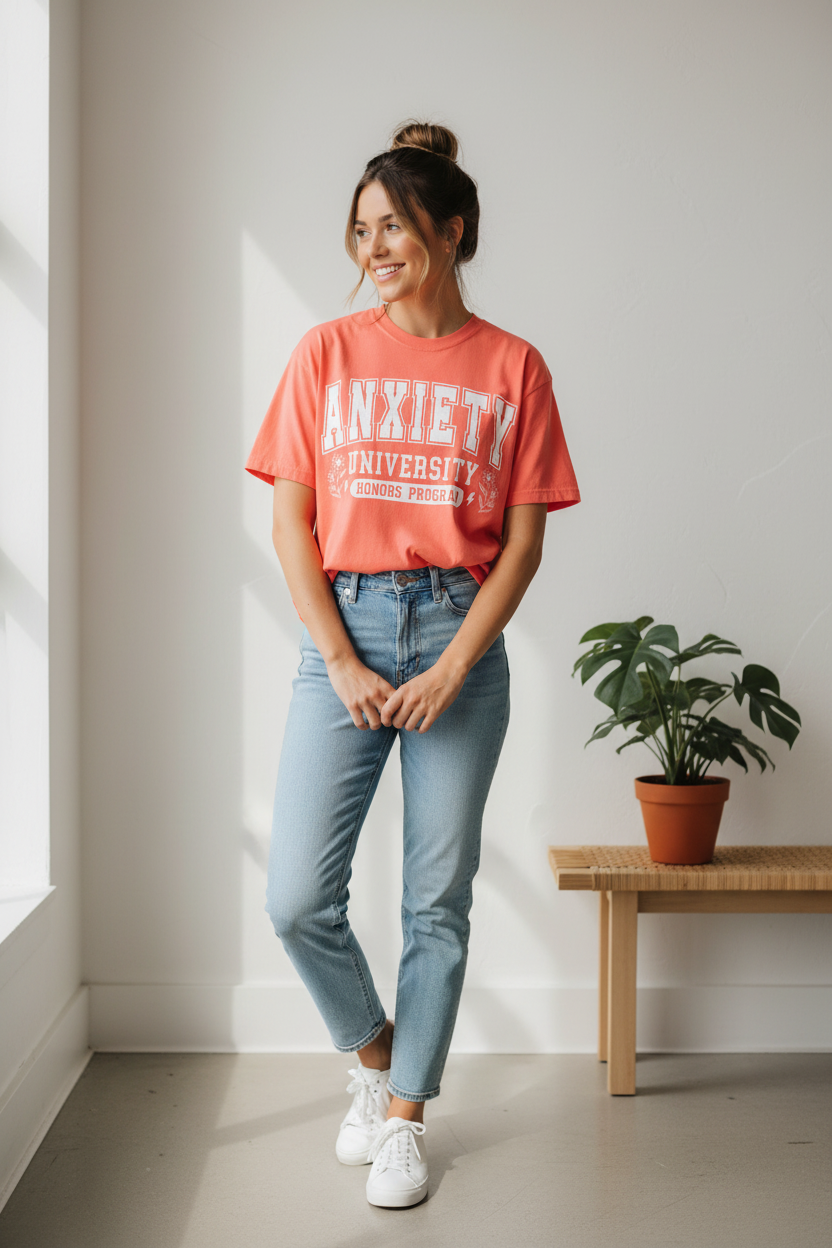 Anxiety University Graphic Tee
