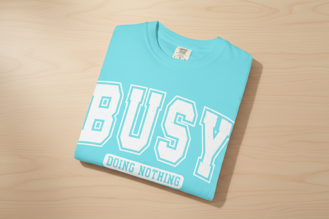 Busy Doing Nothing Graphic Tee