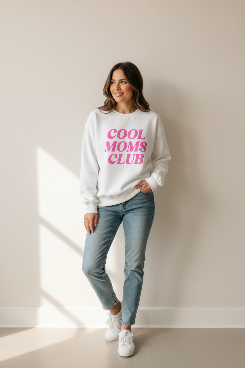 Cool Moms Club Crewneck Sweatshirt