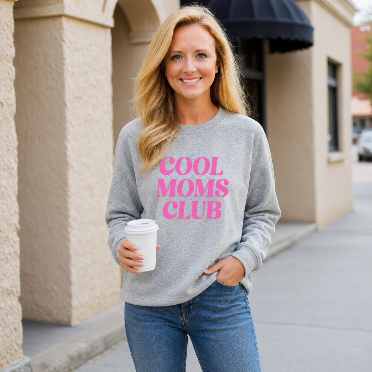 Cool Moms Club Crewneck Sweatshirt