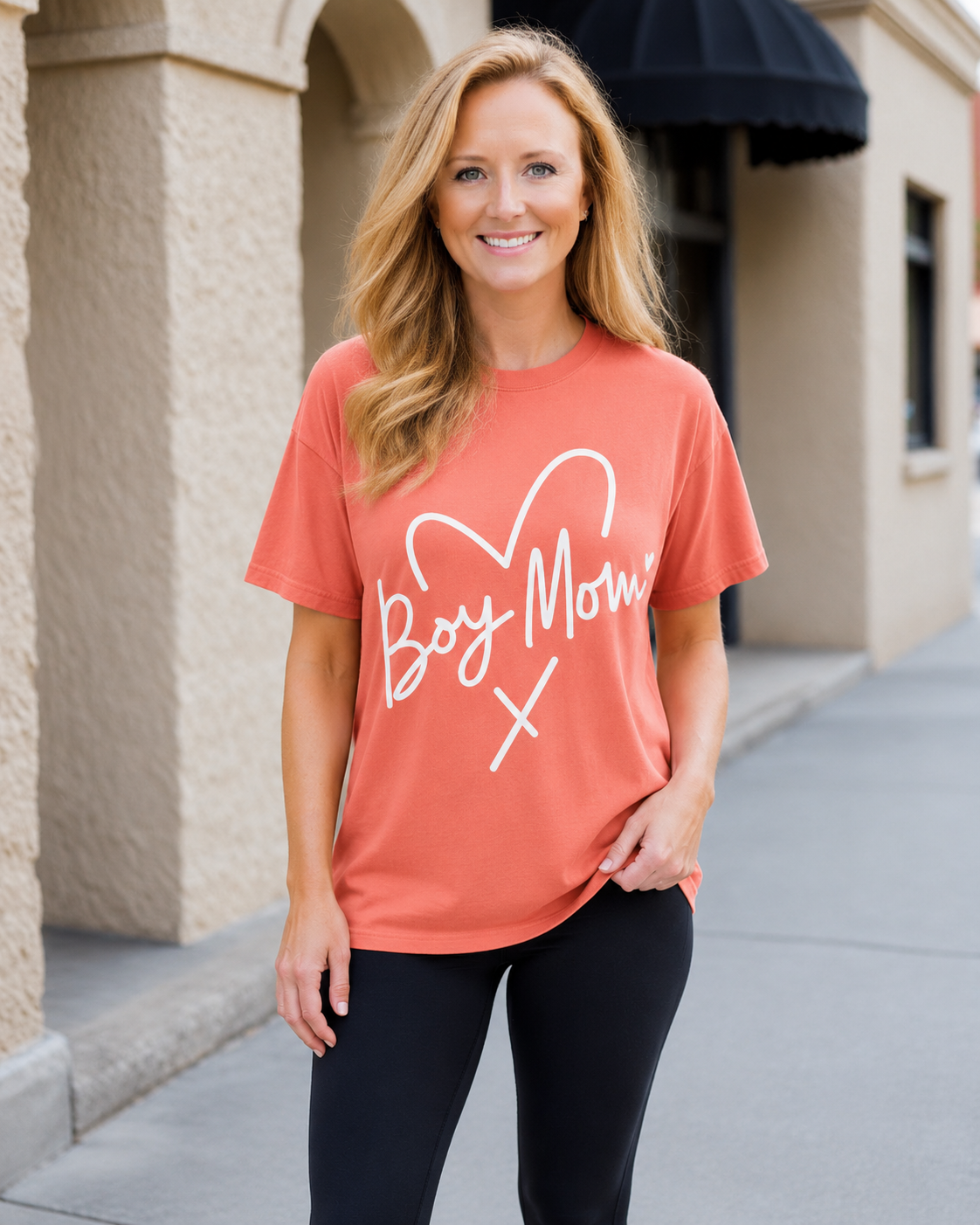 Boy Mom Script Graphic Tee