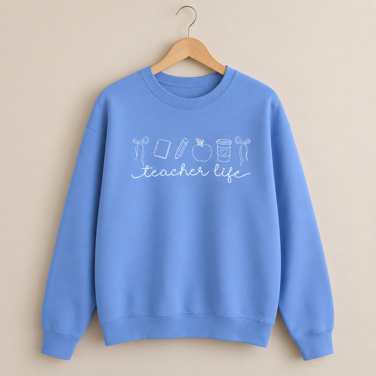 Teacher Life Crewneck Sweatshirt