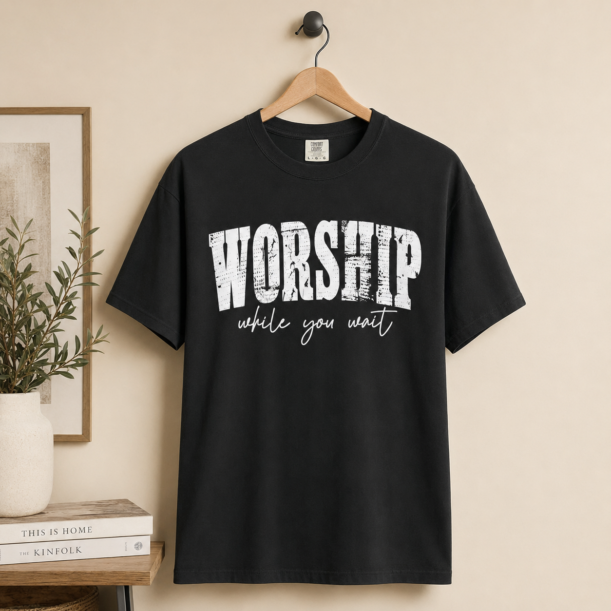 Worship While You Wait Graphic Tee