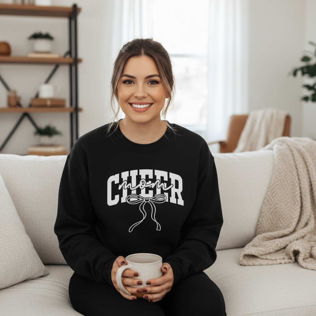 Cheer Mom Crewneck Sweatshirt
