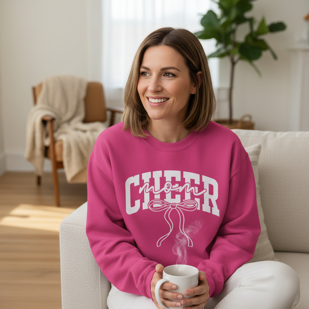 Cheer Mom Crewneck Sweatshirt
