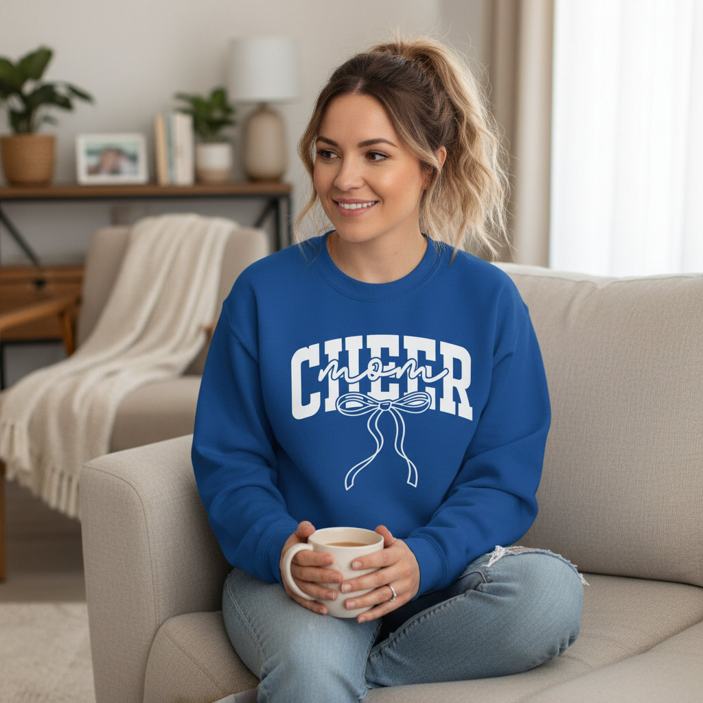 Cheer Mom Crewneck Sweatshirt