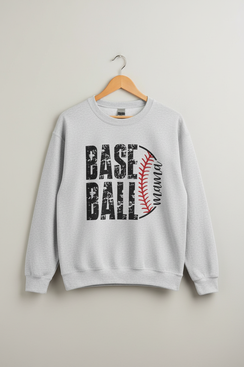 Baseball Mama Crewneck Sweatshirt