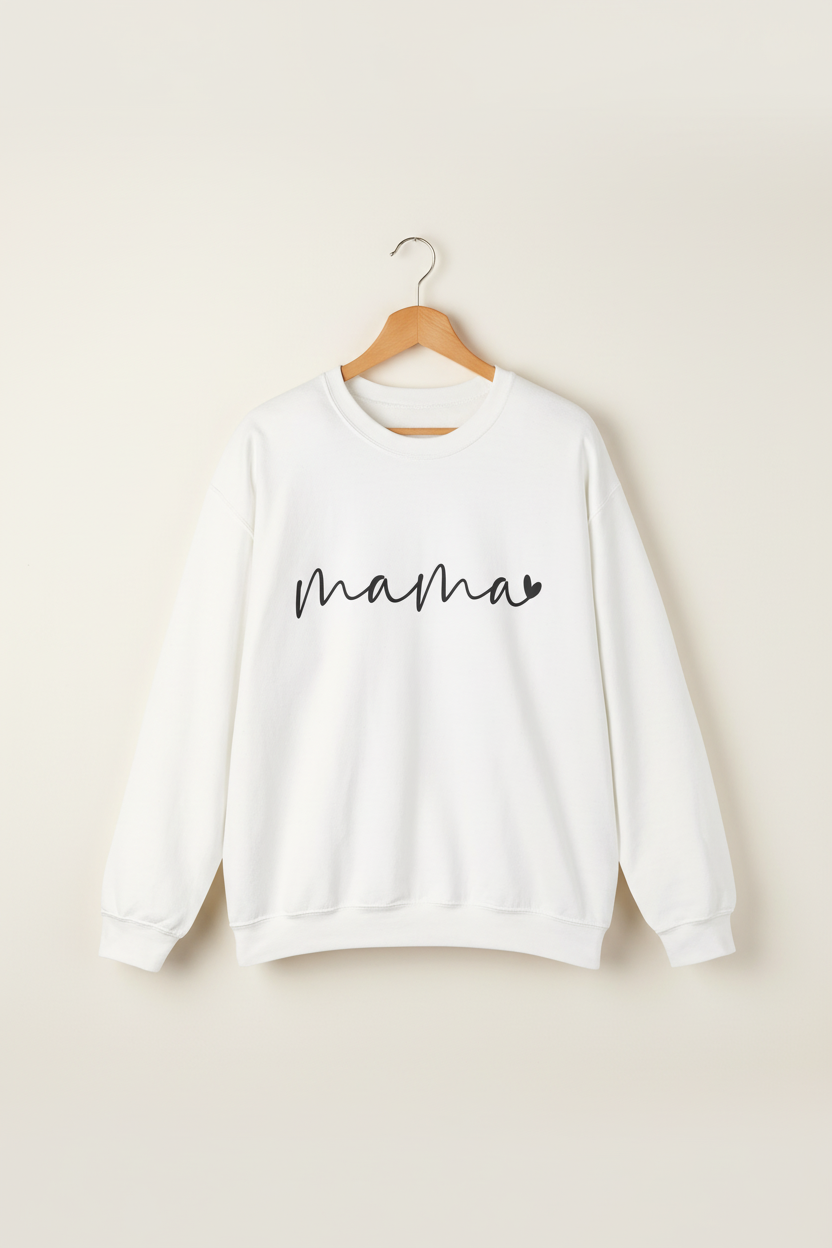 Mama Script Crewneck Sweatshirt