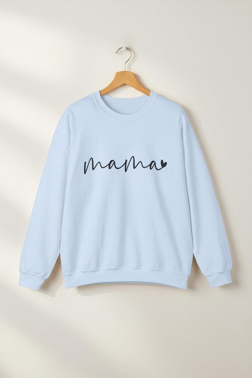 Mama Script Crewneck Sweatshirt