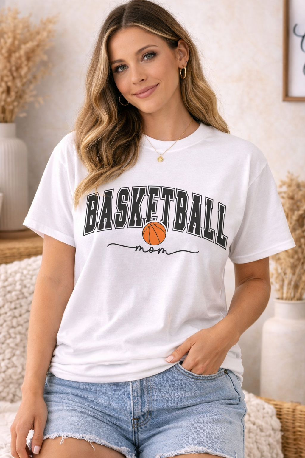 Basketball Mom Graphic Tee