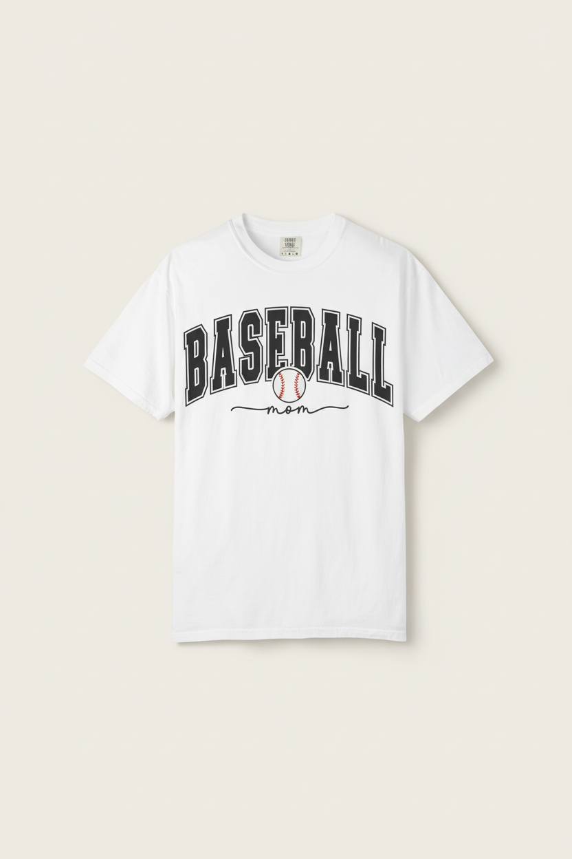 Baseball Mom Graphic Tee