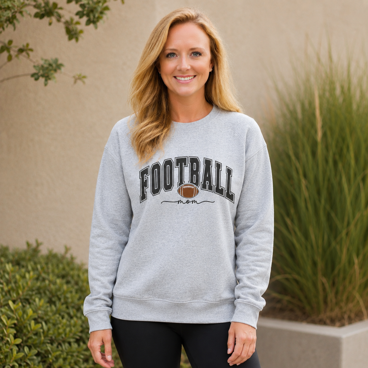 Football Mom Crewneck Sweatshirt