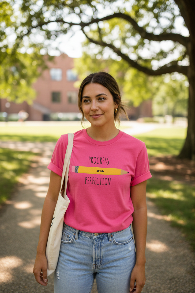 Progress Over Perfection Graphic Tee
