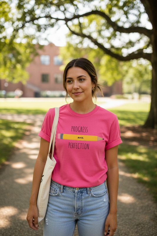 Progress Over Perfection Graphic Tee