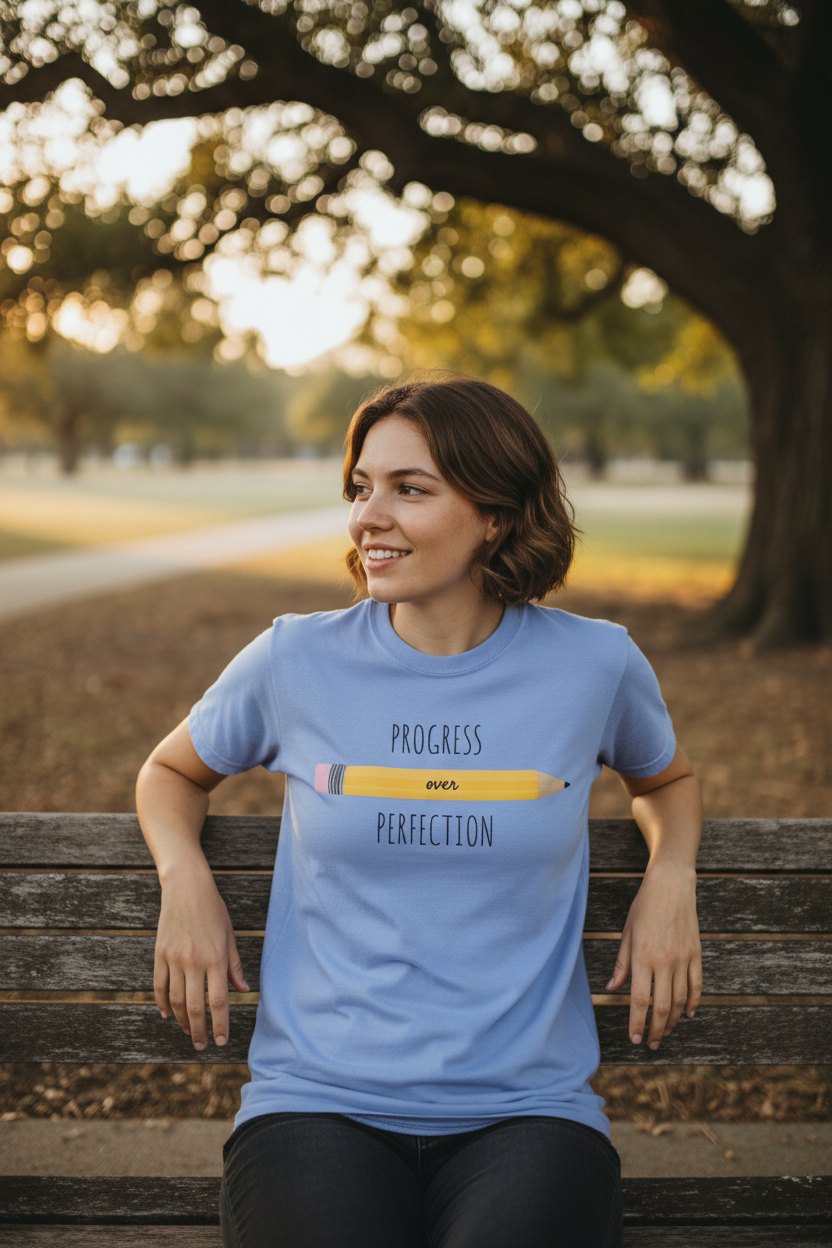 Progress Over Perfection Graphic Tee