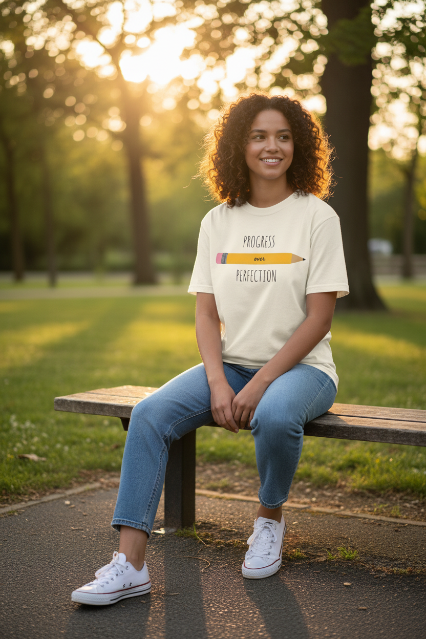 Progress Over Perfection Graphic Tee