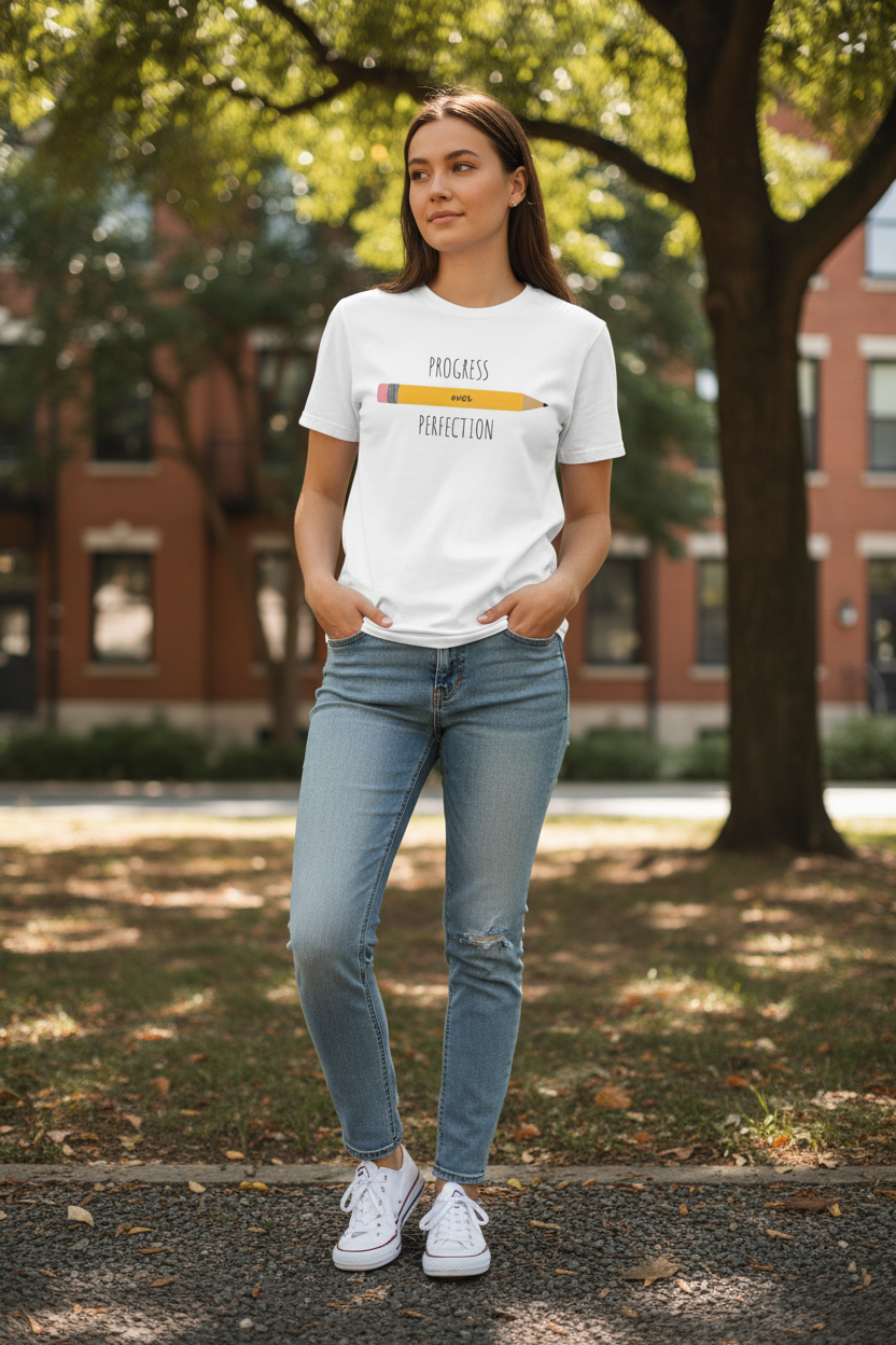 Progress Over Perfection Graphic Tee