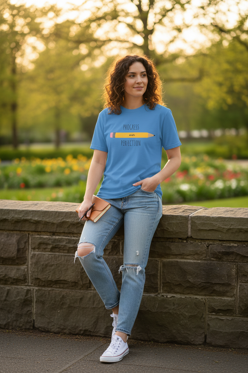 Progress Over Perfection Graphic Tee