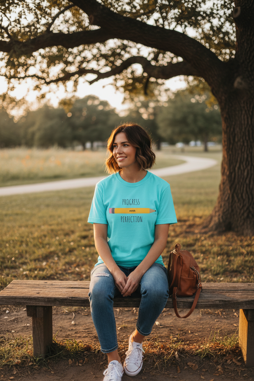 Progress Over Perfection Graphic Tee