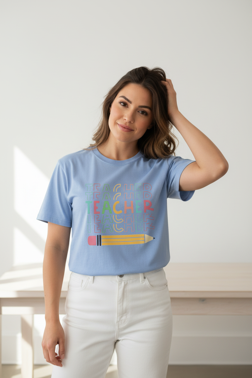Retro Teacher Graphic Tee