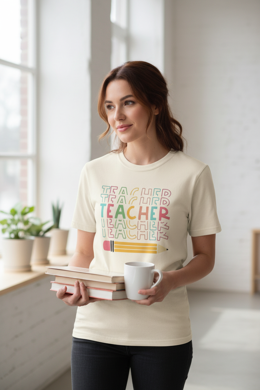 Retro Teacher Graphic Tee