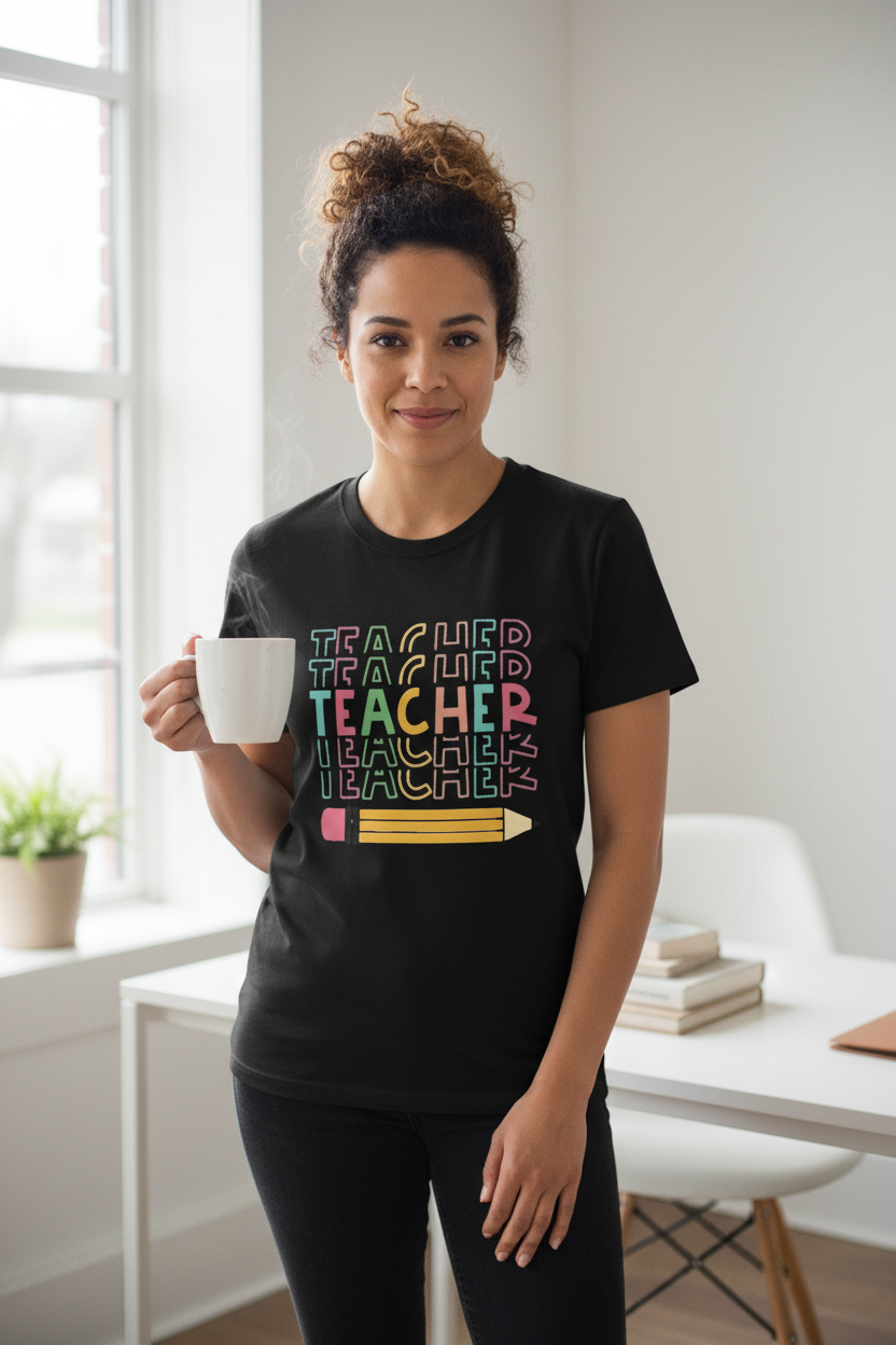 Retro Teacher Graphic Tee