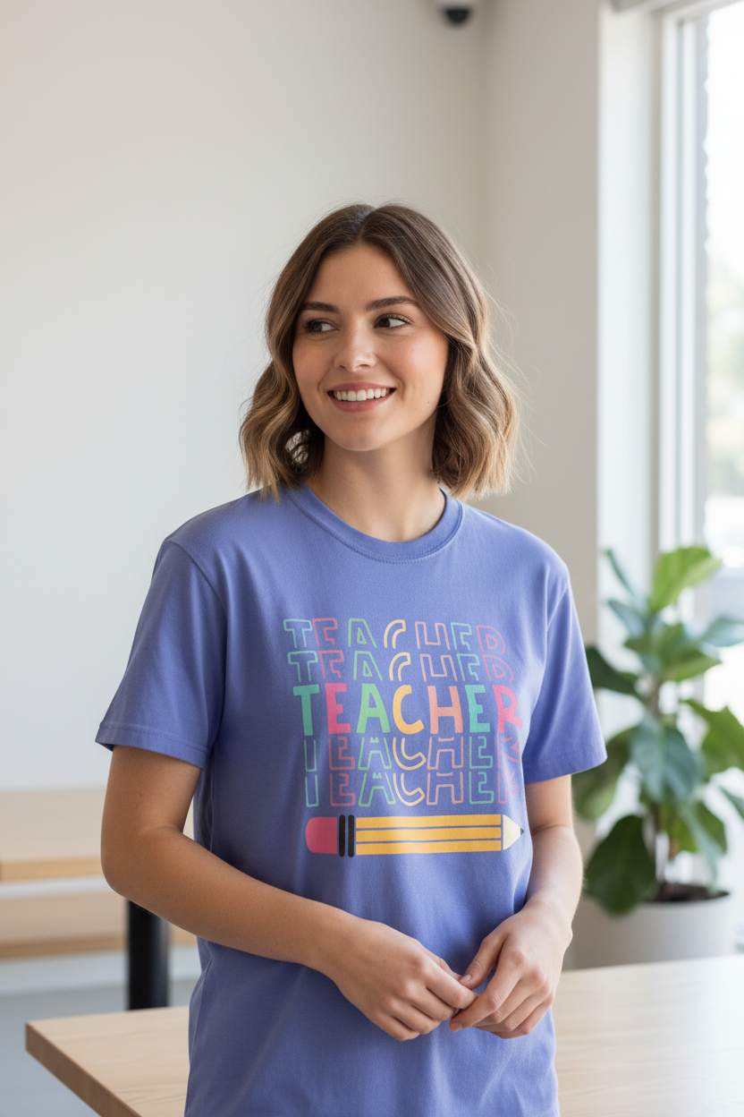 Retro Teacher Graphic Tee