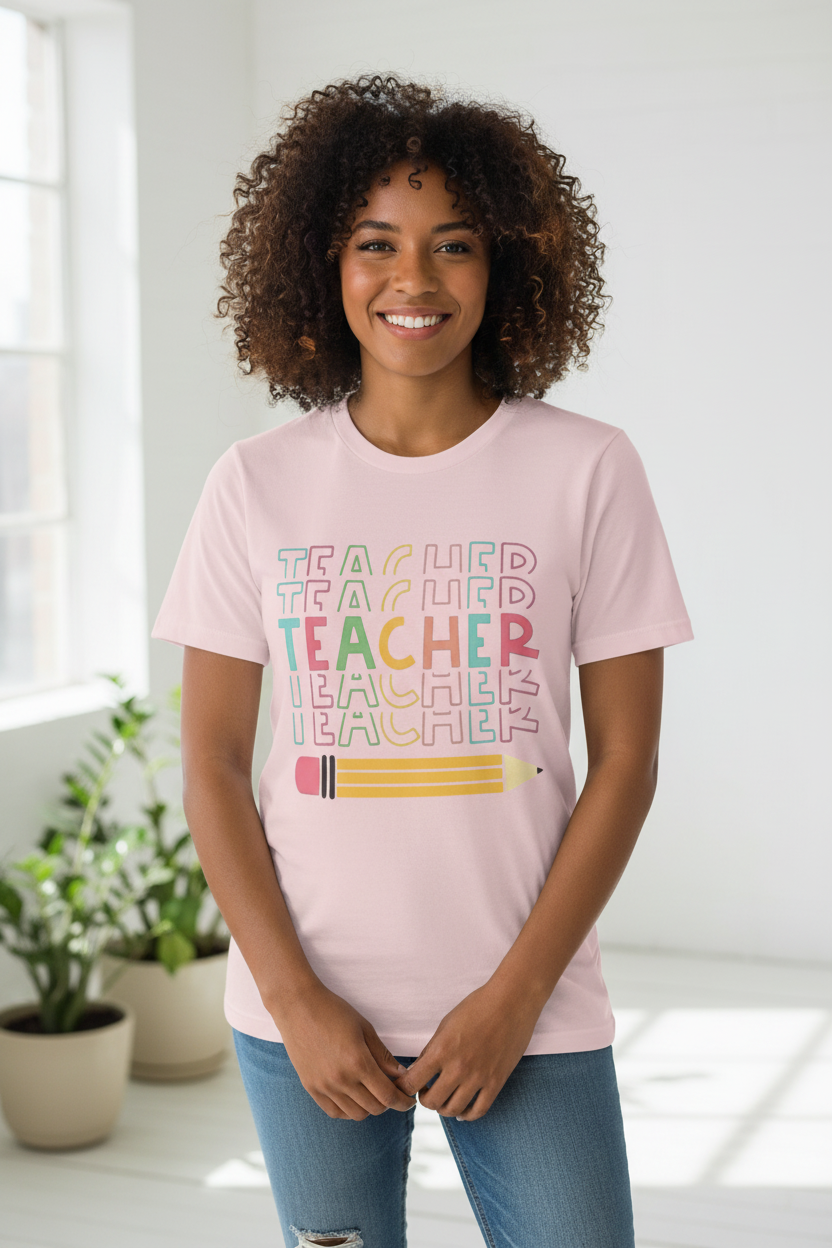 Retro Teacher Graphic Tee
