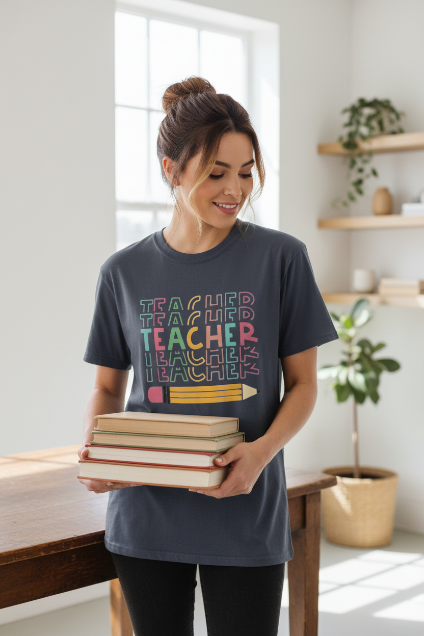 Retro Teacher Graphic Tee