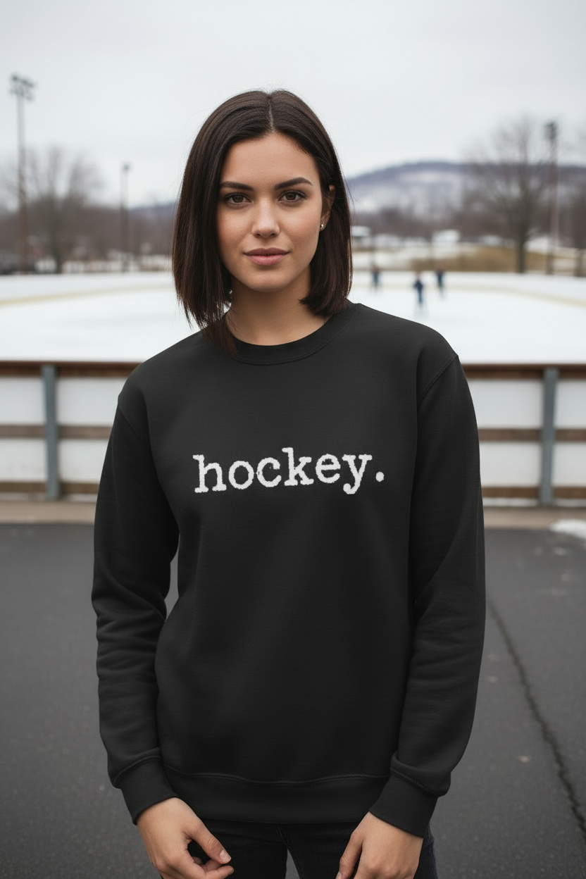 Hockey. Crewneck Sweatshirt
