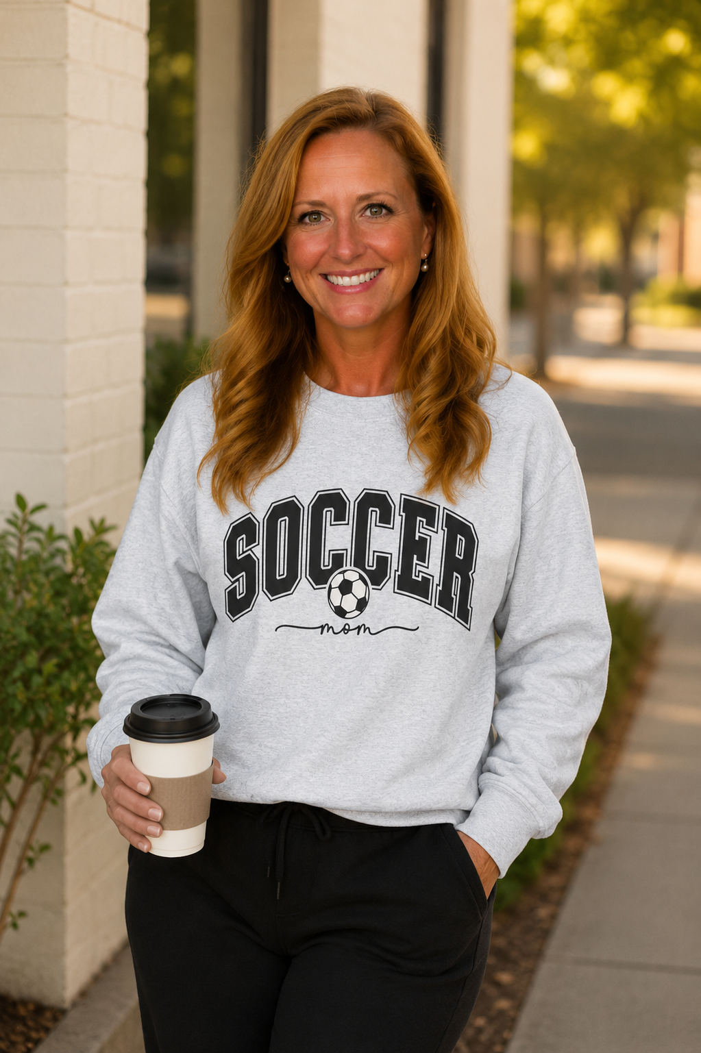 Soccer Mom Crewneck Sweatshirt