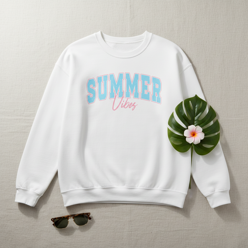 Summer Vibes Crewneck Sweatshirt