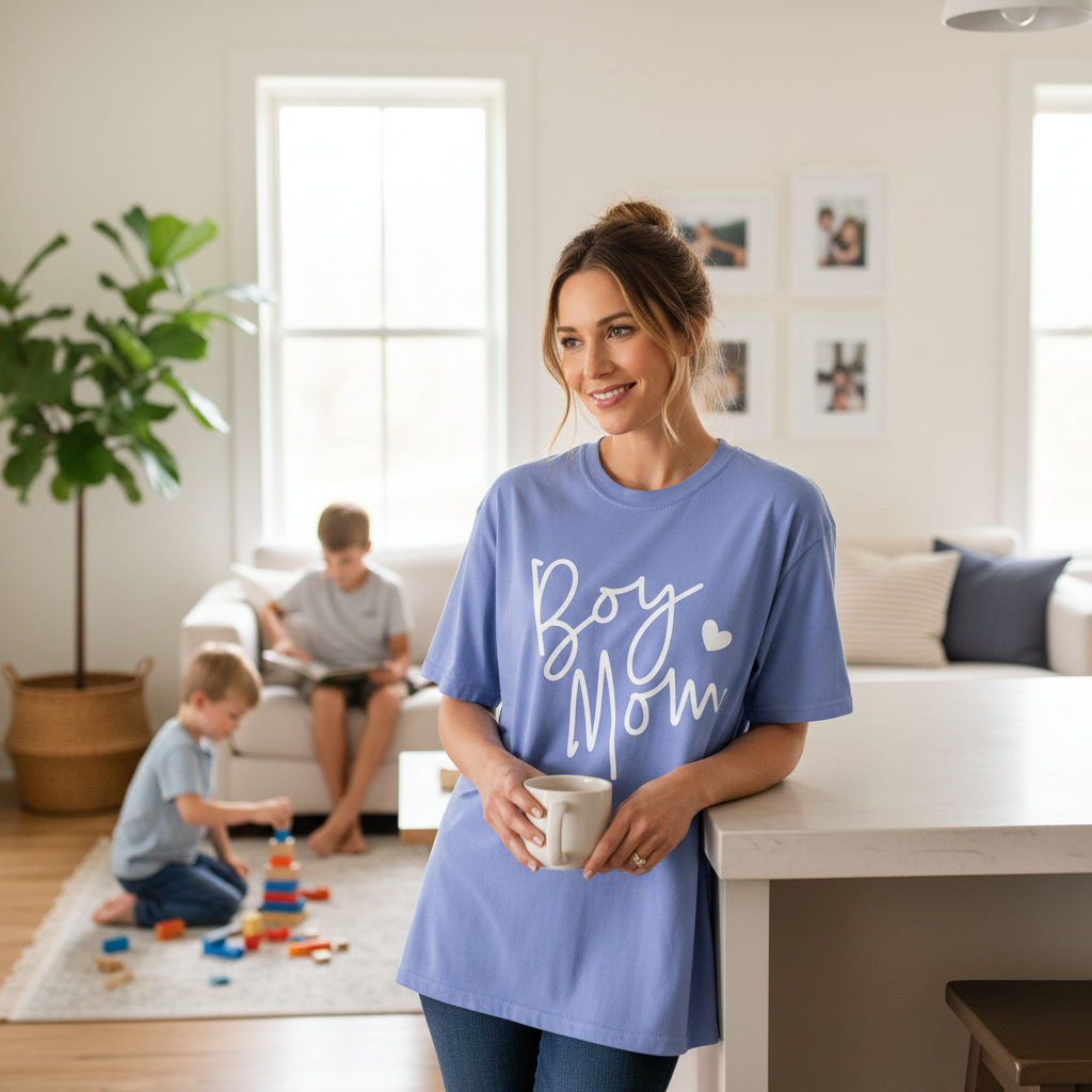 The Boy Mom Graphic Tee