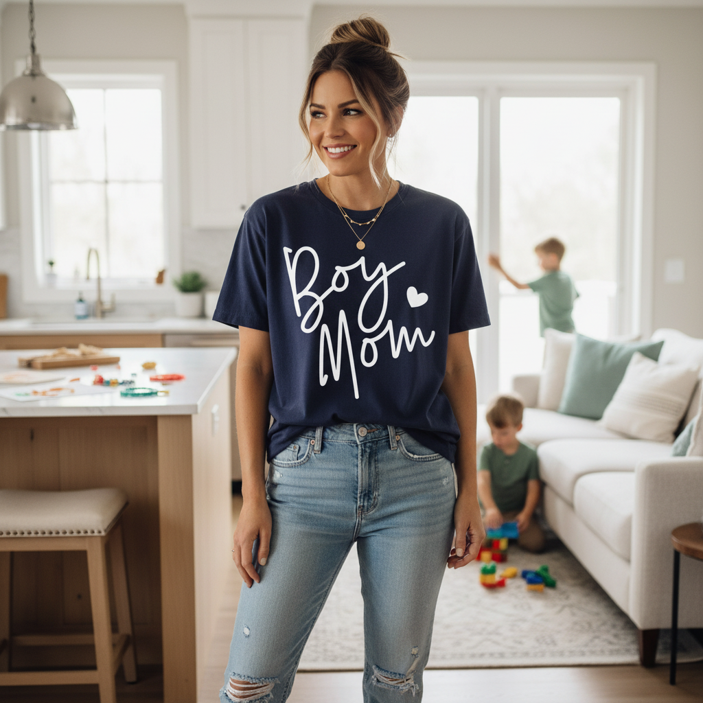 The Boy Mom Graphic Tee
