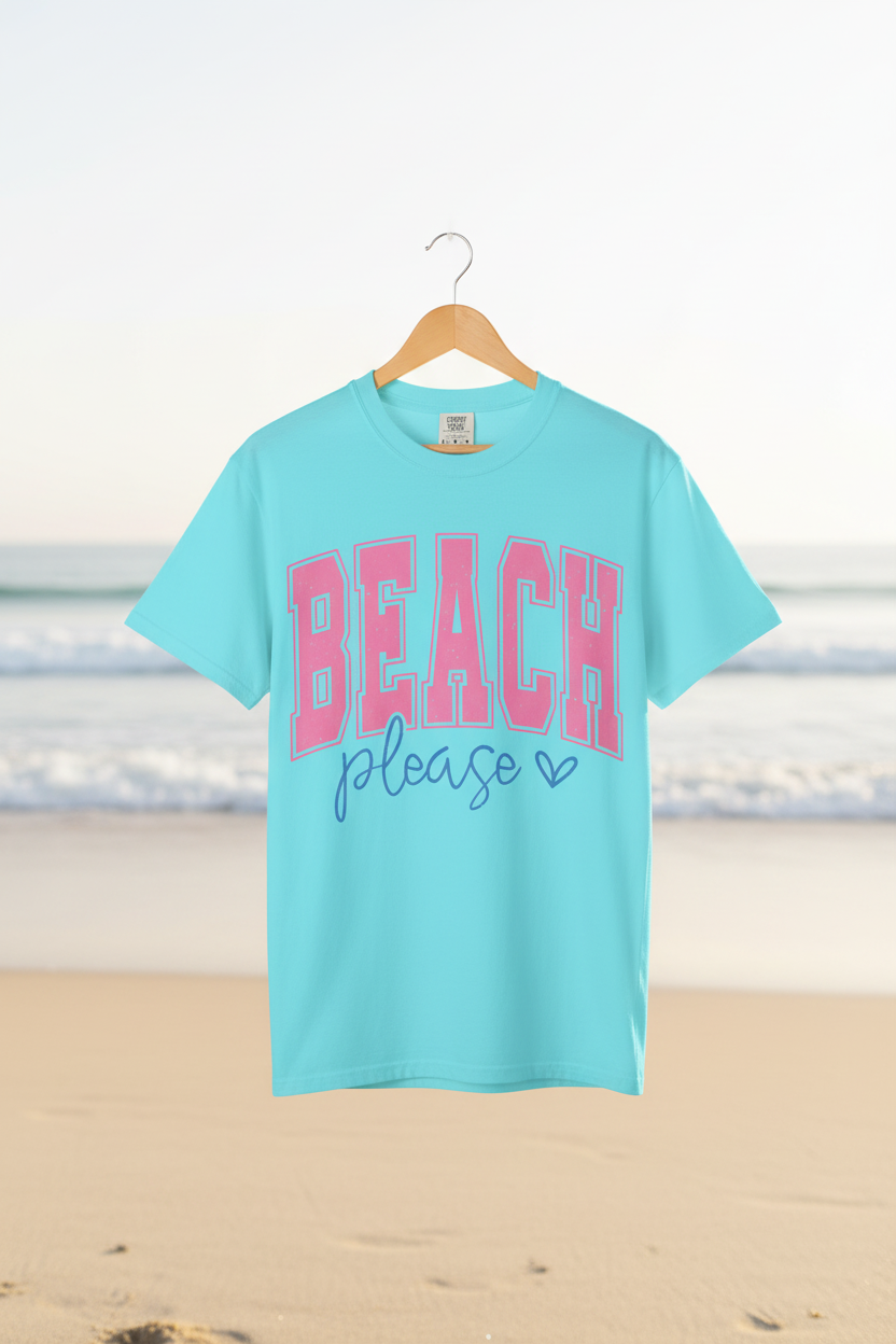 Beach Please Graphic Tee