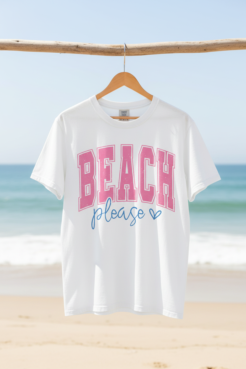 Beach Please Graphic Tee
