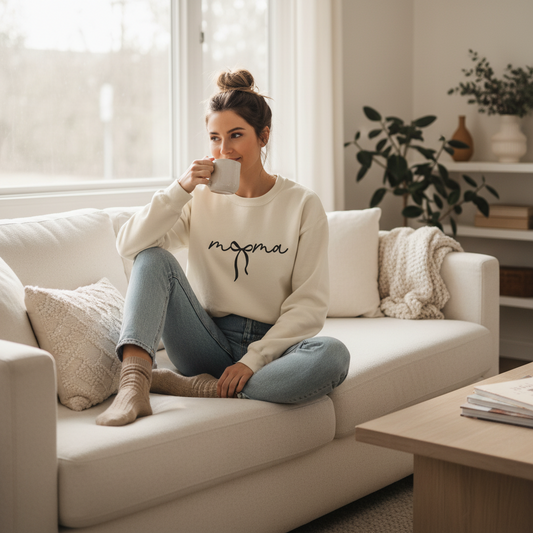 Mama Bow Crewneck Sweatshirt