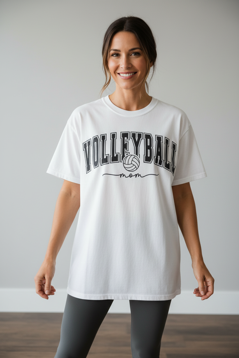 Volleyball Mom Graphic Tee