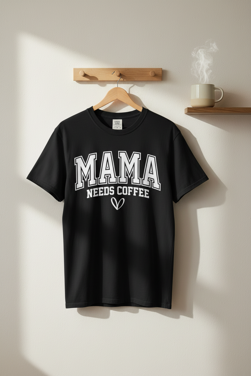 Mama Needs Coffee Graphic Tee