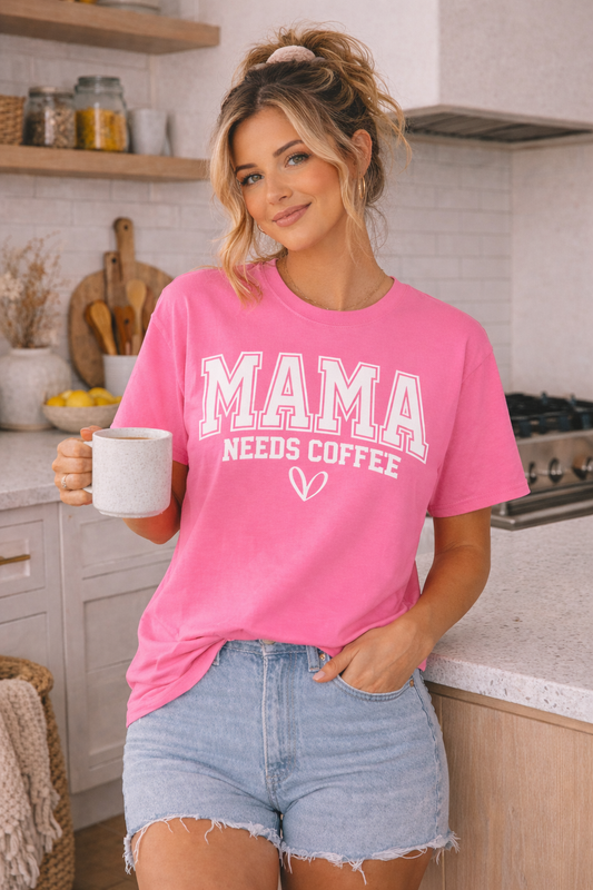 Mama Needs Coffee Graphic Tee