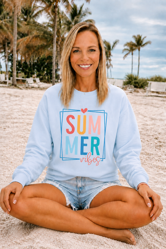 Summer Vibes Crewneck Sweatshirt