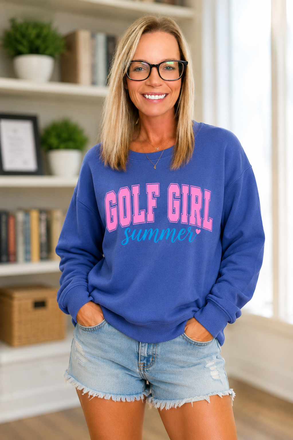 Golf Girl Summer Crewneck Sweatshirt