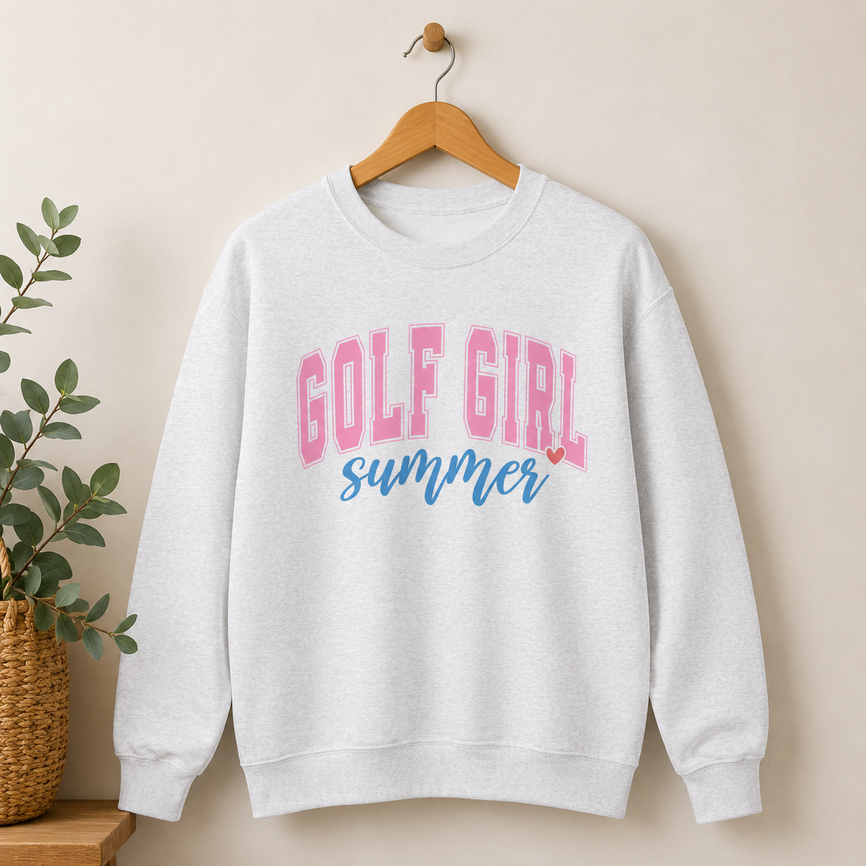 Golf Girl Summer Crewneck Sweatshirt