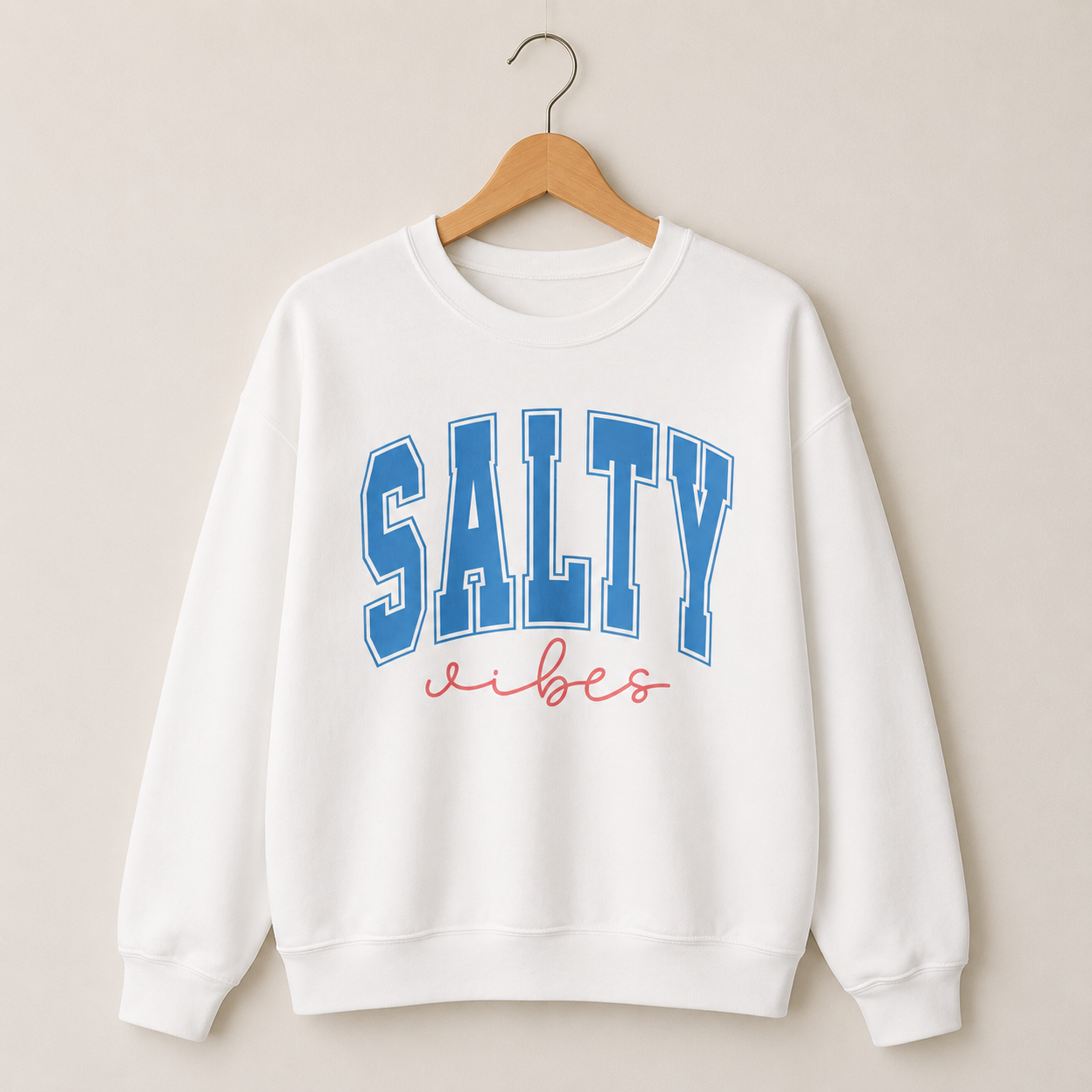 Salty Vibes Crewneck Sweatshirt