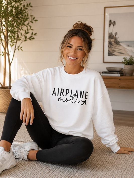 Airplane Mode Crewneck Sweatshirt