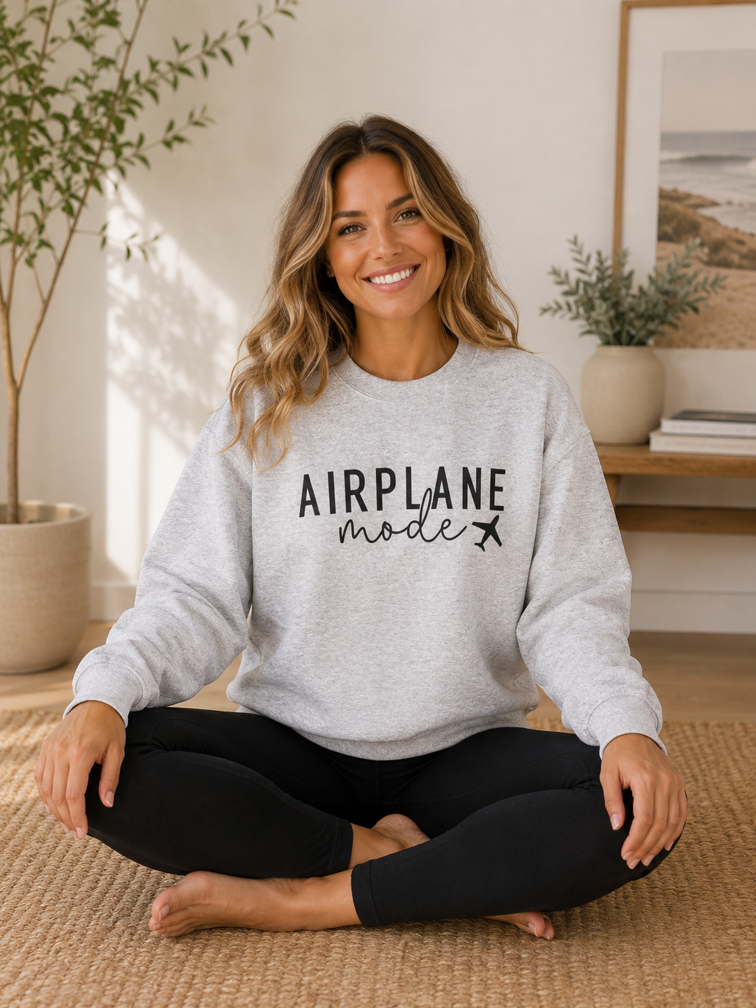 Airplane Mode Crewneck Sweatshirt