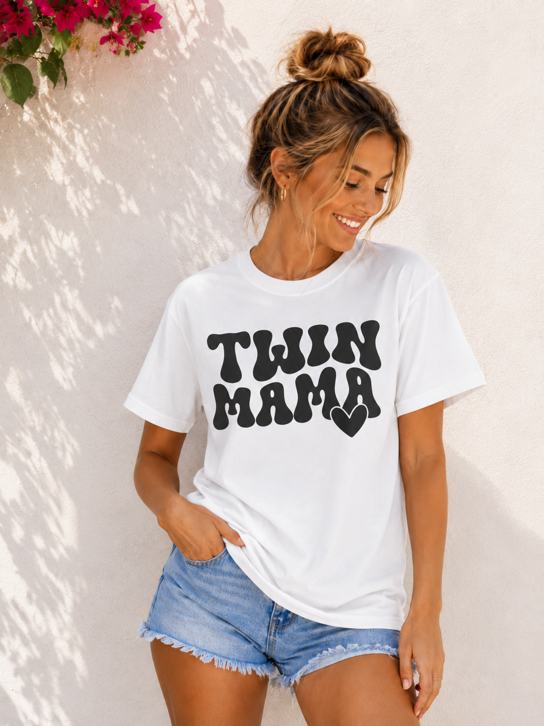 Twin Mama Bubble Graphic Tee