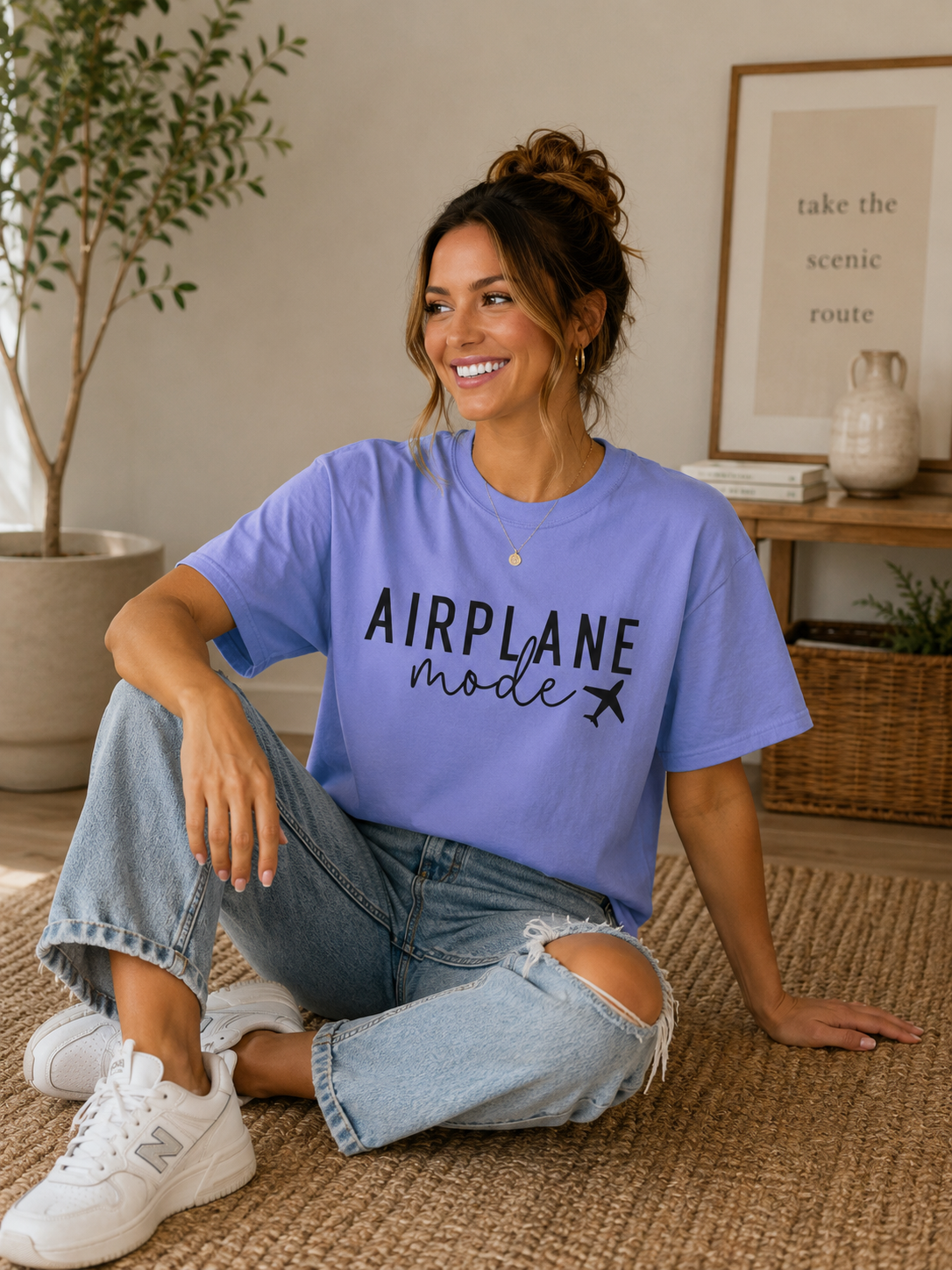 Airplane Mode Graphic Tee