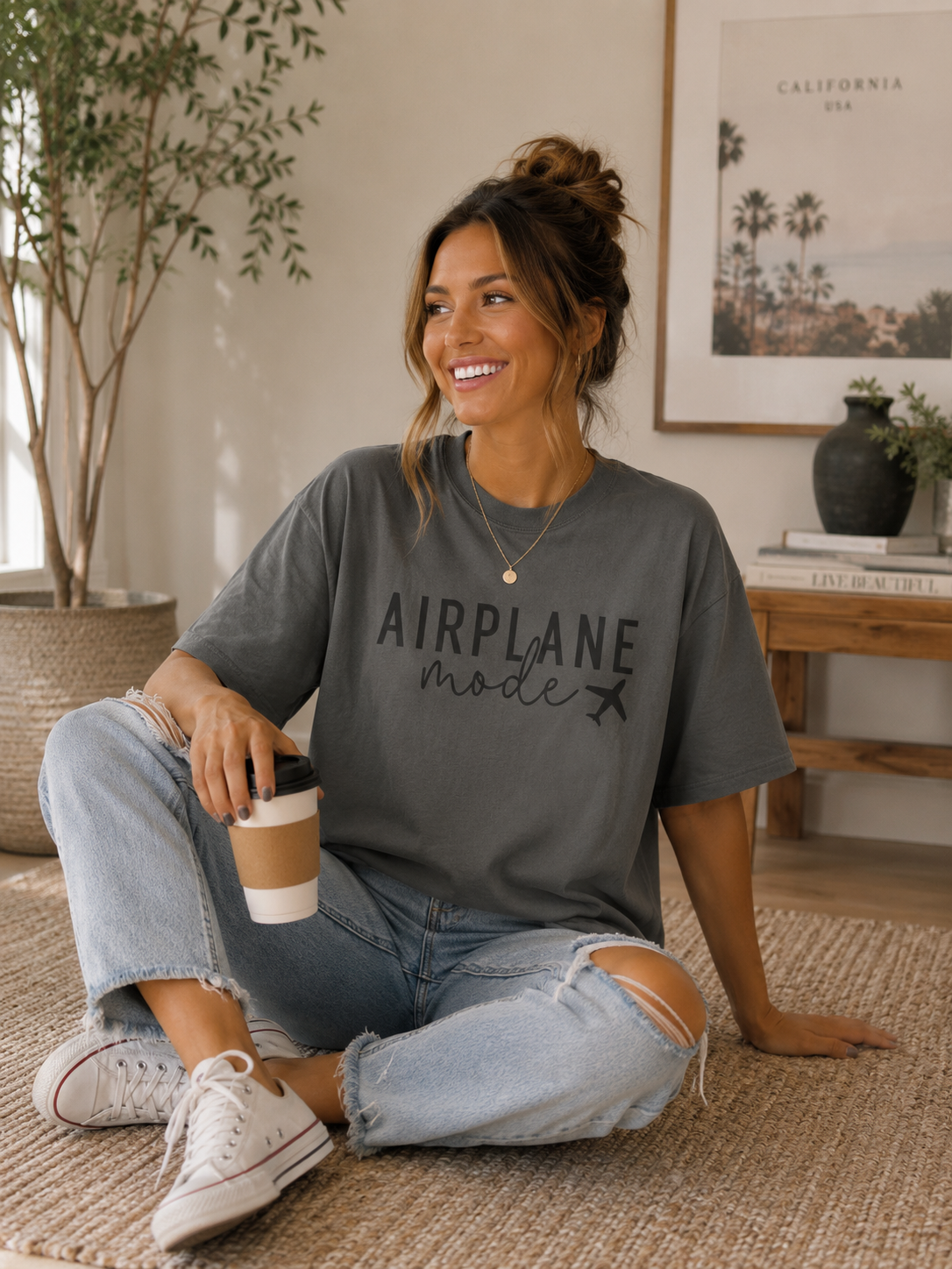 Airplane Mode Graphic Tee