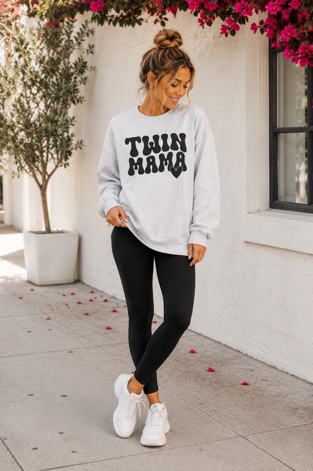 Twin Mama Crewneck Sweatshirt